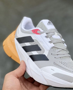 adistar running grey one carbon flash orange