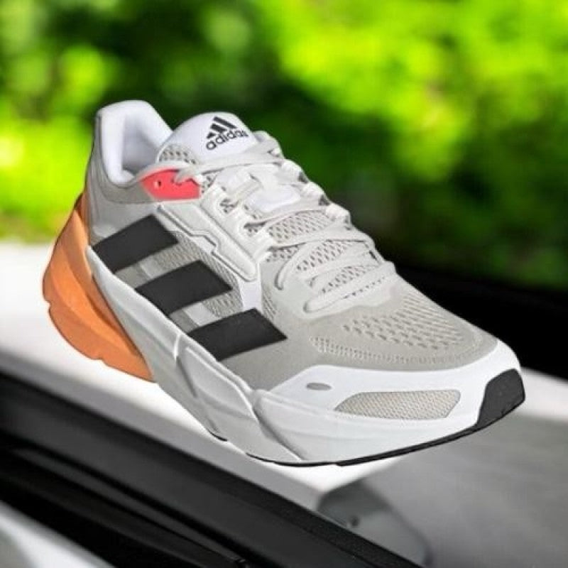 adistar running grey one carbon flash orange