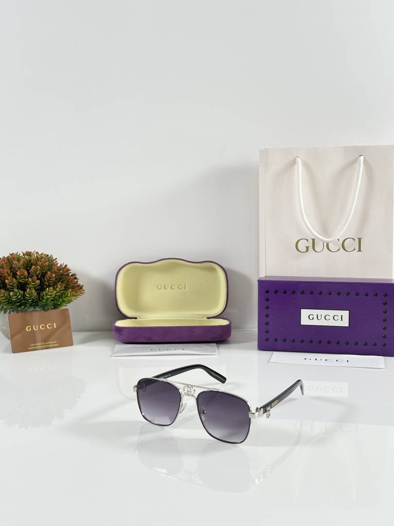 Gucci 5117 Silver Black DC