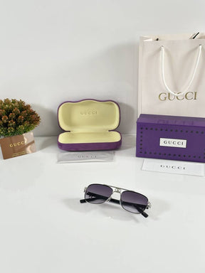 Gucci 5117 Silver Black DC