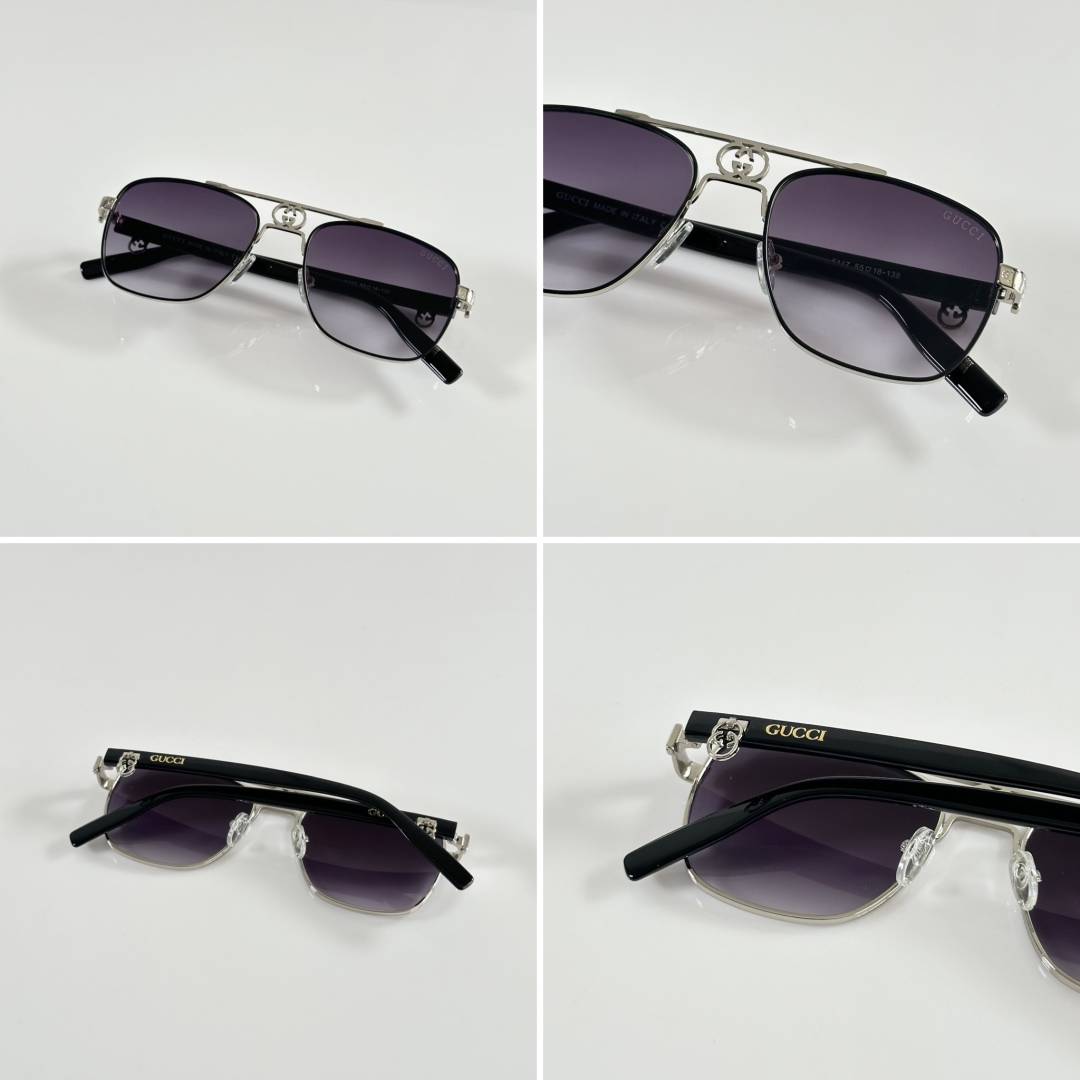 Gucci 5117 Silver Black DC