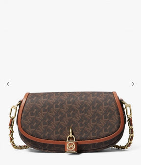 Michael  Kors  Small  Mila  Cross  Body  Bag  With  OG  Box  &  Dust  Bag  Coffee  Brown  20236