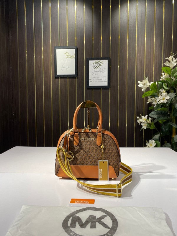 Michael  kors alma bag with dust bag(20055coffe brown)