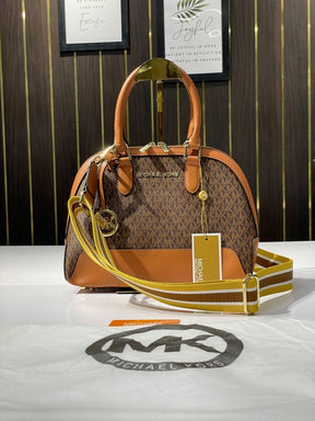 Michael  kors alma bag with dust bag(20055coffe brown)