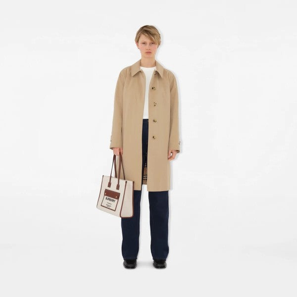 Burberry  Freya  Tote  With  OG  Box  &  Dust  Bag  (Brown  Canvas  41292)