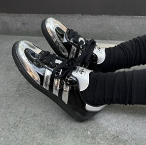 Adidass Samba X Atmos Tuxedo Silver