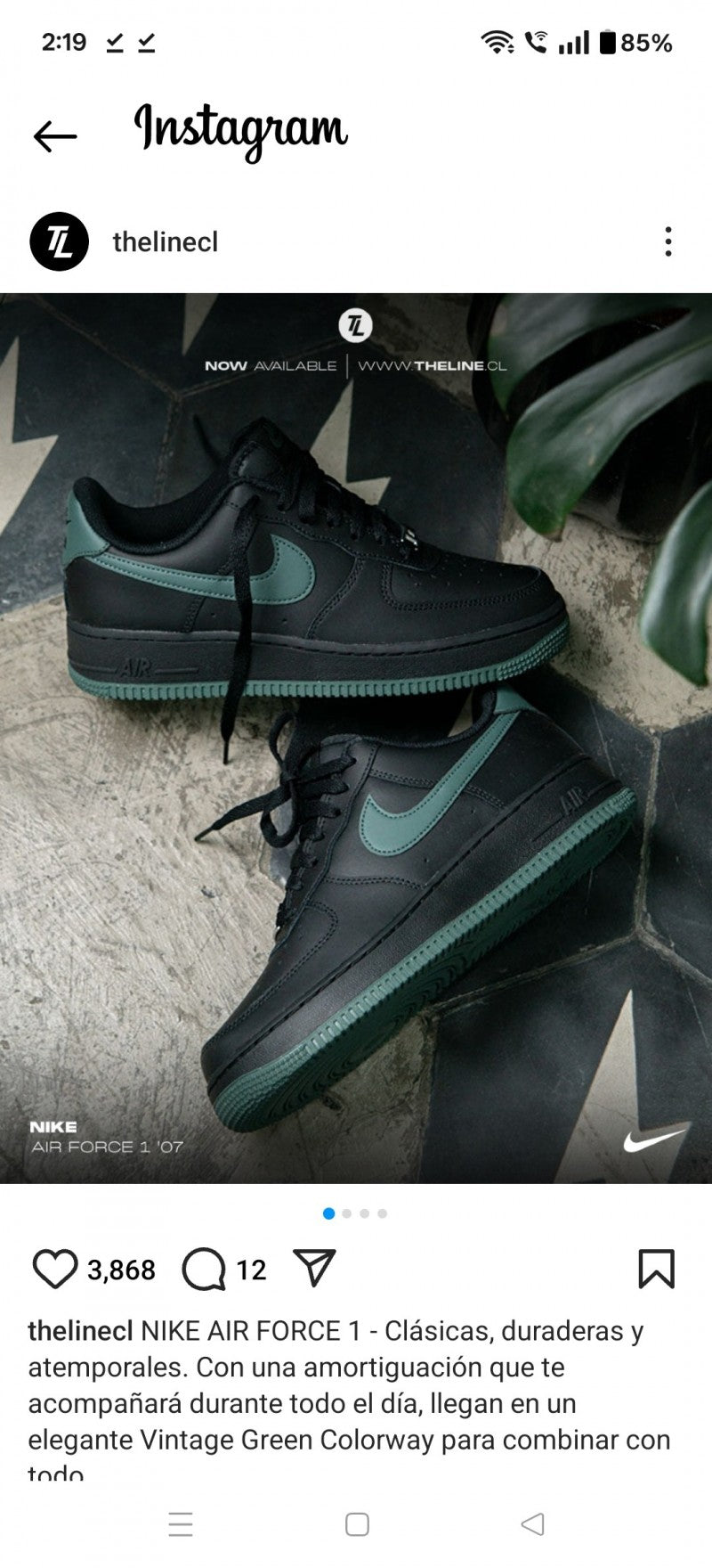 Nikee AirForce 1 Low "Vintage Green" #569
