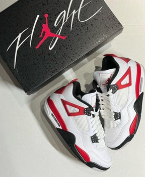 Nik.e Air Jordan Retro 4 Red Cement Semi UA