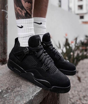 Nik.e Air Jordan Retro 4 Black Cat Semi UA
