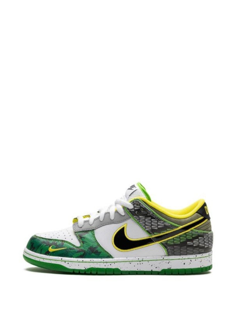 Nikee Dunk Low What The Duck Away University Of Oregon Pe Sneakers