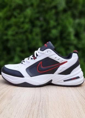 NikeAir Monarch IV Training Shoe White Black Varsity Red
