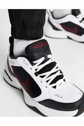 NikeAir Monarch IV Training Shoe White Black Varsity Red