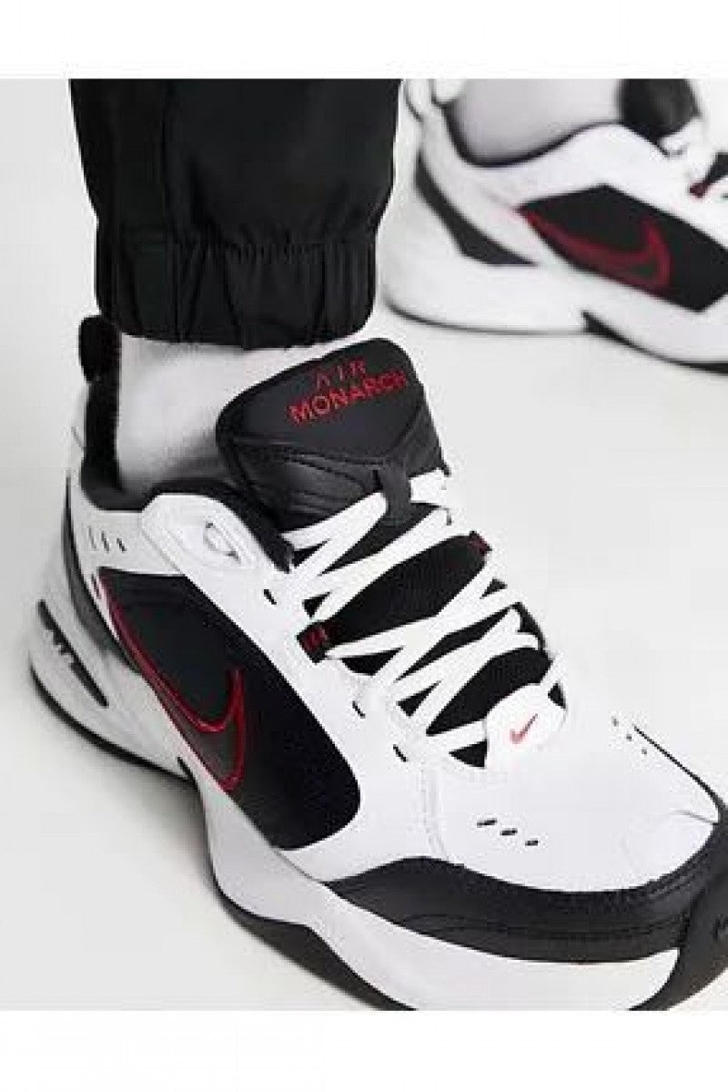 NikeAir Monarch IV Training Shoe White Black Varsity Red