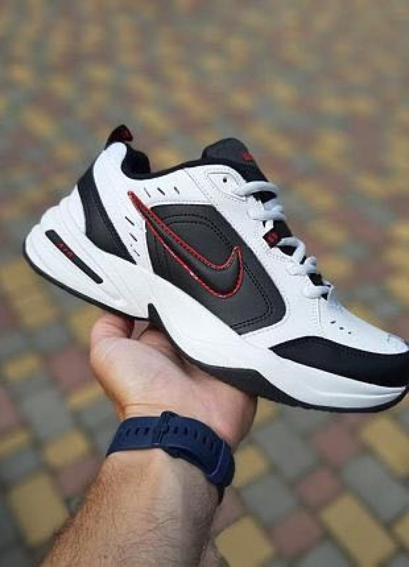 NikeAir Monarch IV Training Shoe White Black Varsity Red