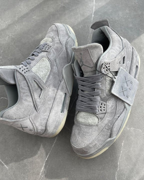 Nikee Air Jordan Retro 4 Kaws Grey Semi UA