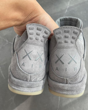 Nikee Air Jordan Retro 4 Kaws Grey Semi UA