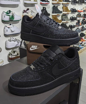 Nikee Airforce 1 All Black Glitter