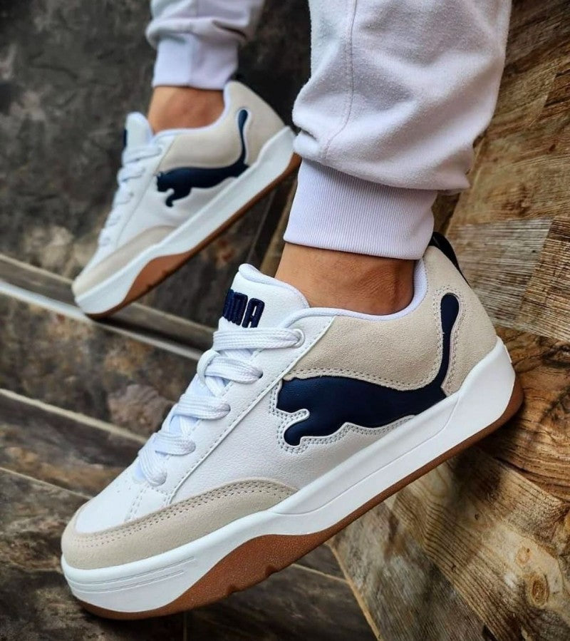 PUMAA PARK LIFESTYLE WHITE NAVY