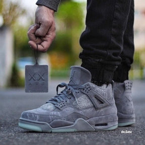 Nikee Air Jordan Retro 4 Kaws Grey Semi UA