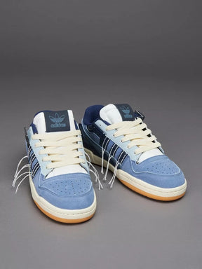 Adidass Forum 84 "Low Blue Denim Gum" #609