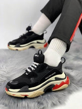 Balenciaga Triple S Black White Red