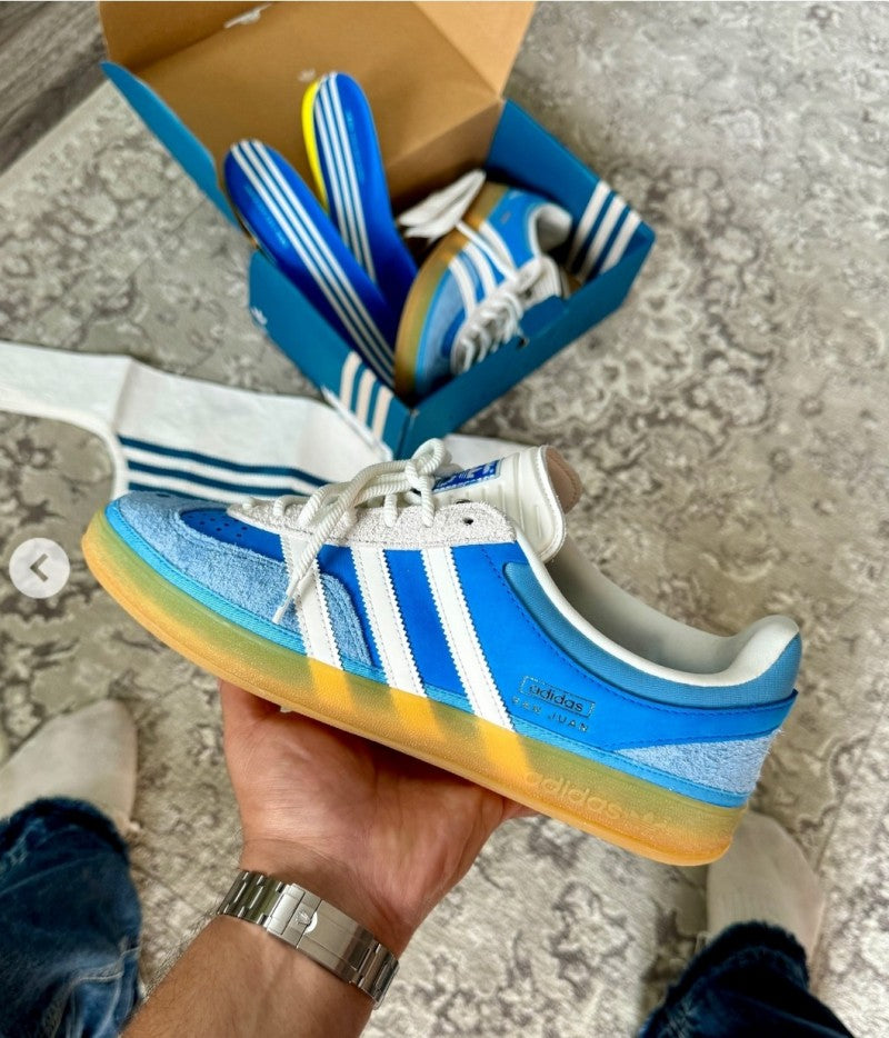 Bad Bunny X Adidass. Gazelle indoor San juan