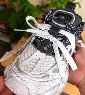 Adidass XLG Runner "Deluxe White Black" #635