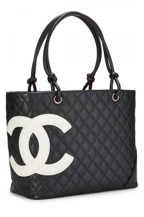 Chane  L quilted calfskin cambon tote large 429