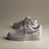 E Airforce 1 white double swoosh