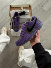 Nik.e Supreme x e sb dunk low ink iron grey