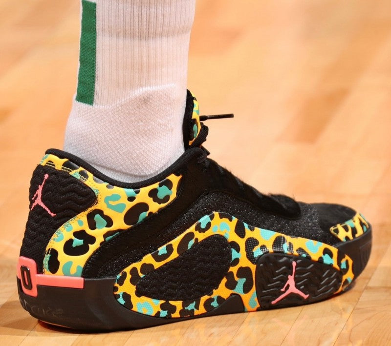 Nikee jordan tatum 2 black leopard