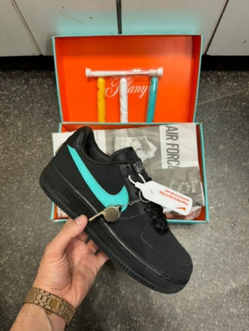 nik Airforce 1 x tiffany black semia ua with all accessories