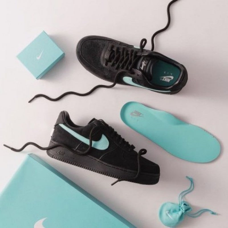 nik Airforce 1 x tiffany black semia ua with all accessories