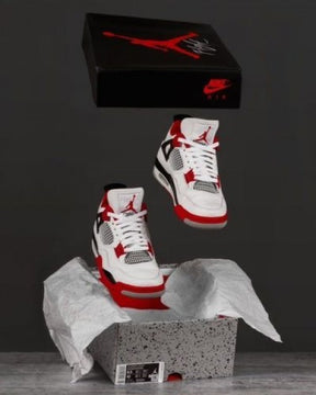 Jordan Retro 4 Fire Red semi ua