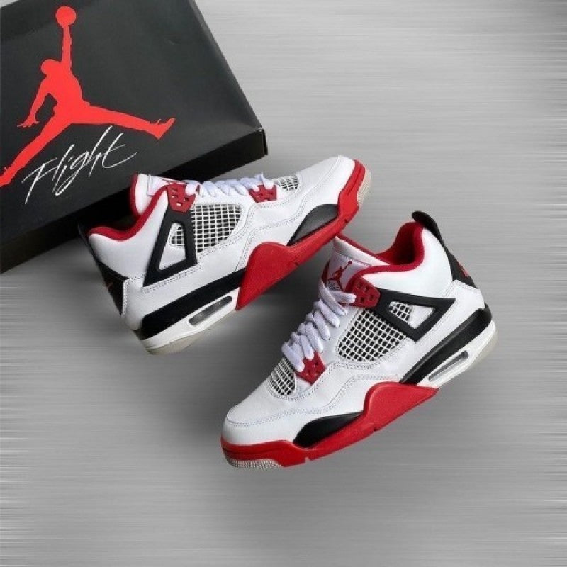 Jordan Retro 4 Fire Red semi ua