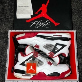 Jordan Retro 4 Fire Red semi ua