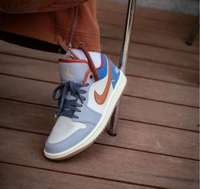 Nikee Air Jordan 1 Low Phantom REPAirED DENIM