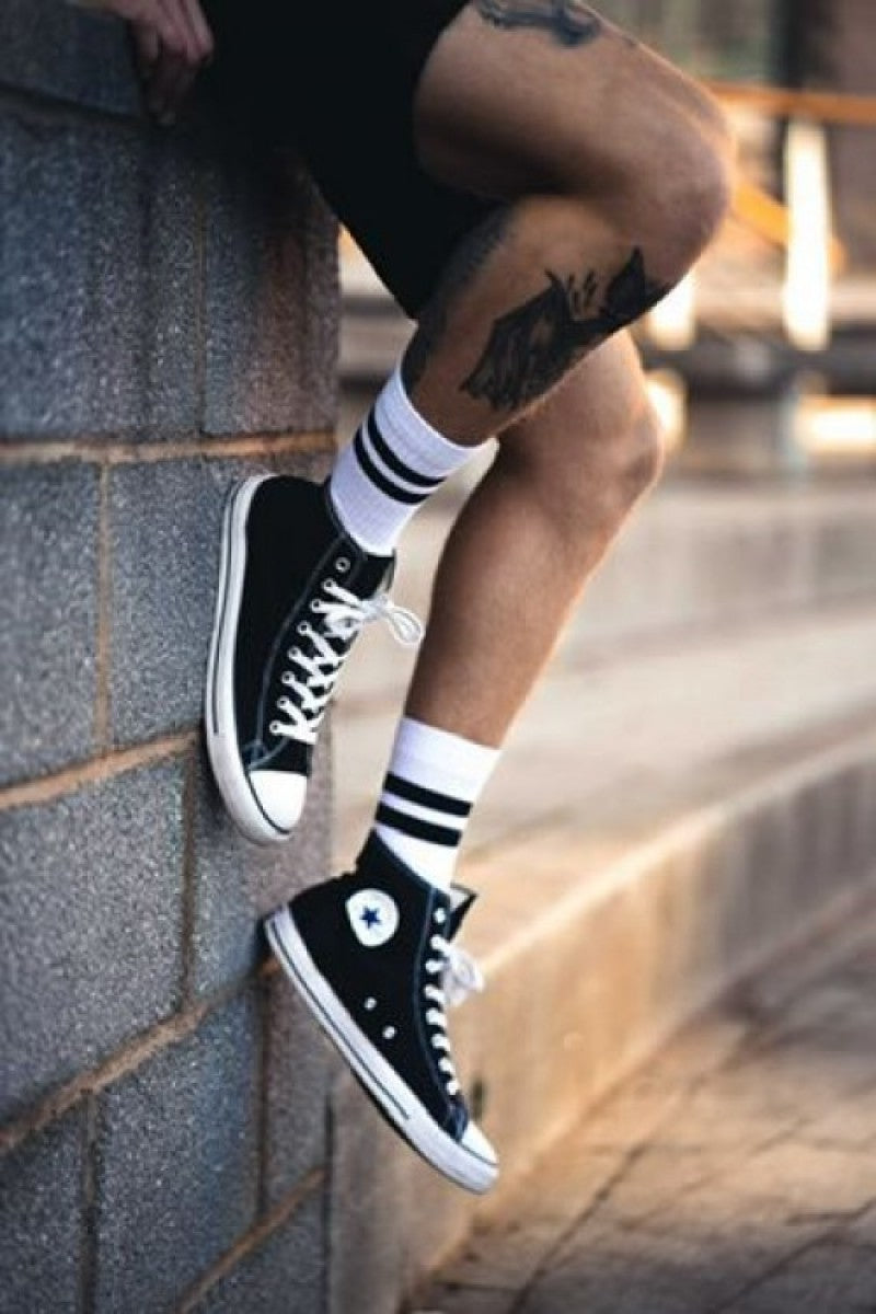 Conversee All Star High Black White For Men s