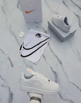Nik ee Airforce 1 White Pure Leather For Men s UA Quality