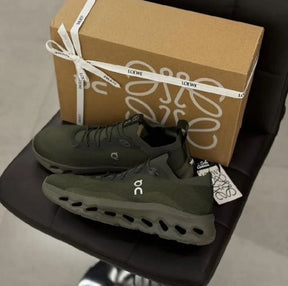 LOEWEE x ON Cloudtilt 2 Olive Green Sneakers