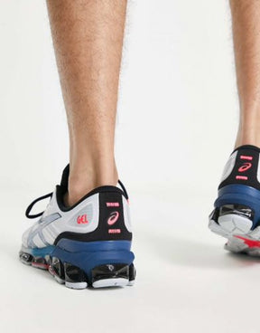 Asics Gel Quantum 360 trainers in white and blue