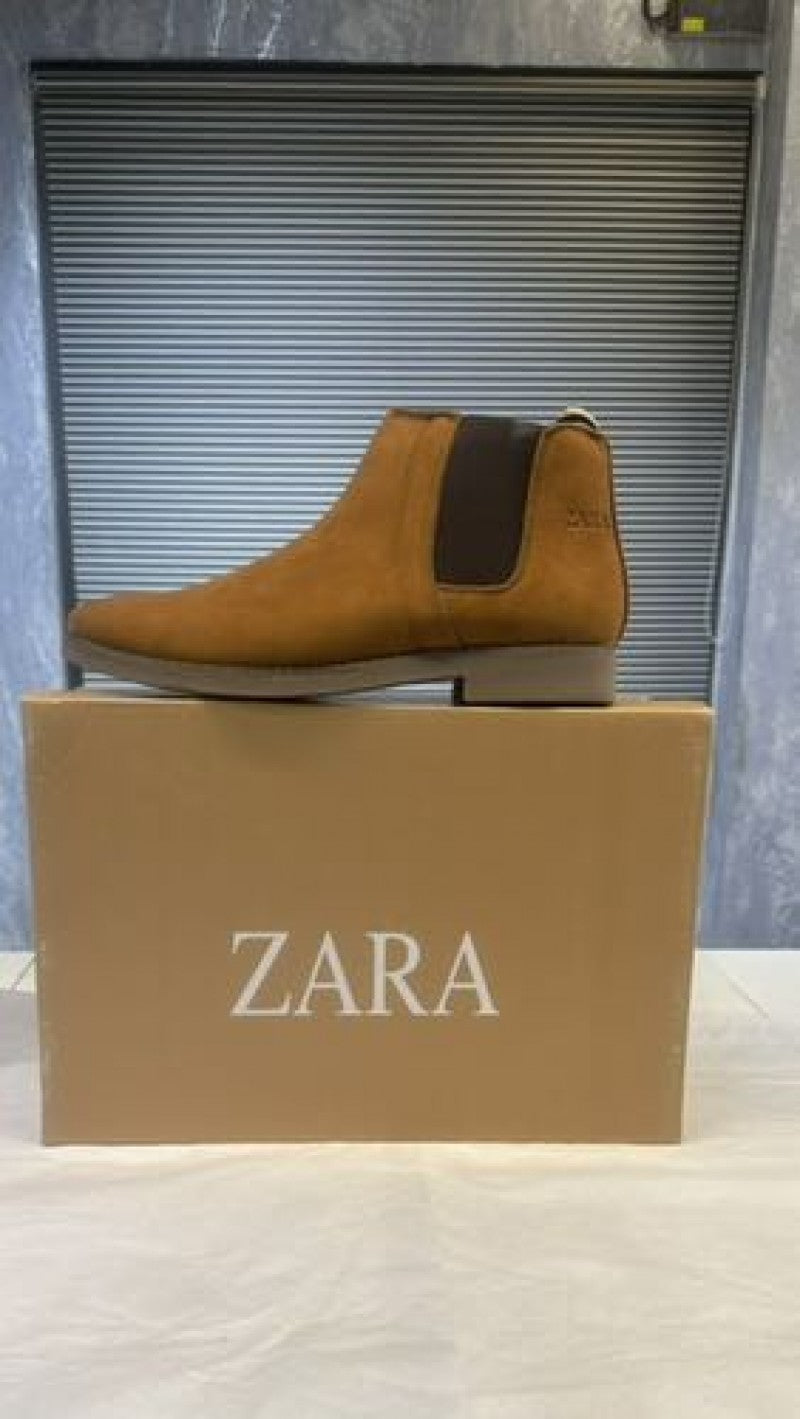 Zara Chelse Suede tan