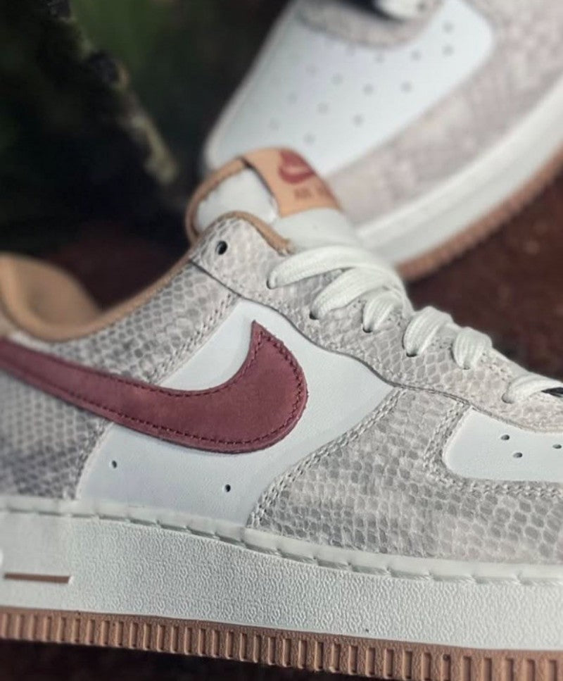 Nikee Airforce 1 Low Canyon Rust Snakeskin Pack