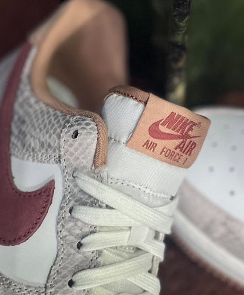 Nikee Airforce 1 Low Canyon Rust Snakeskin Pack