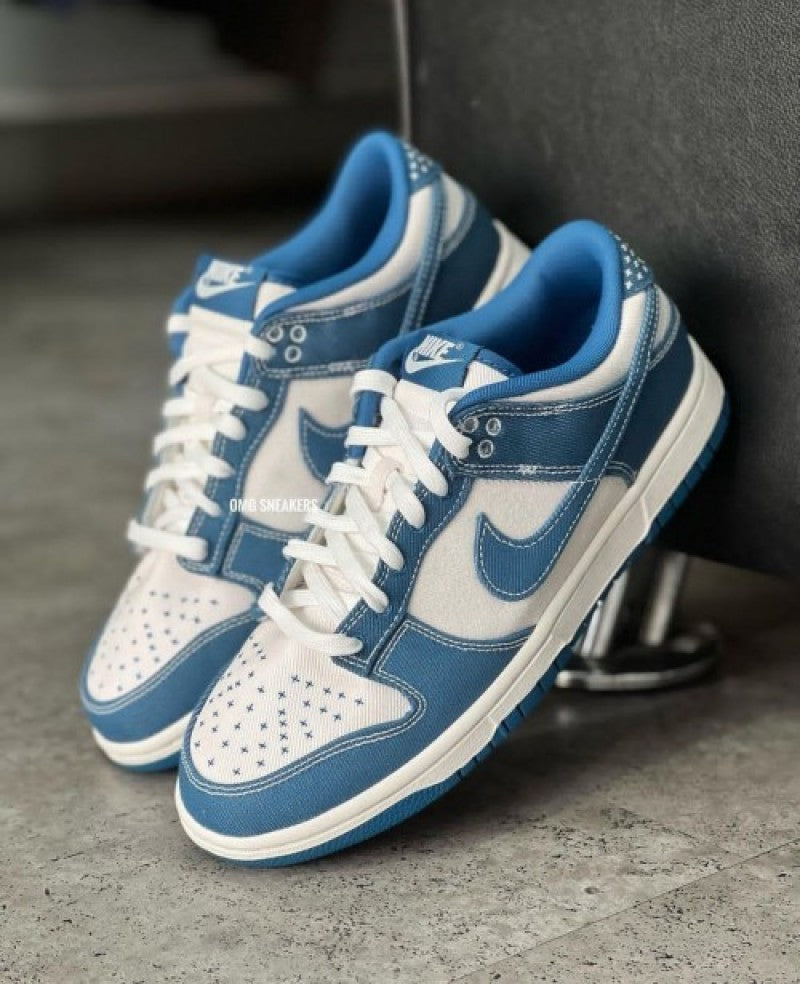 Nik ee Dunk Low Sashiko Industrial Blue 166