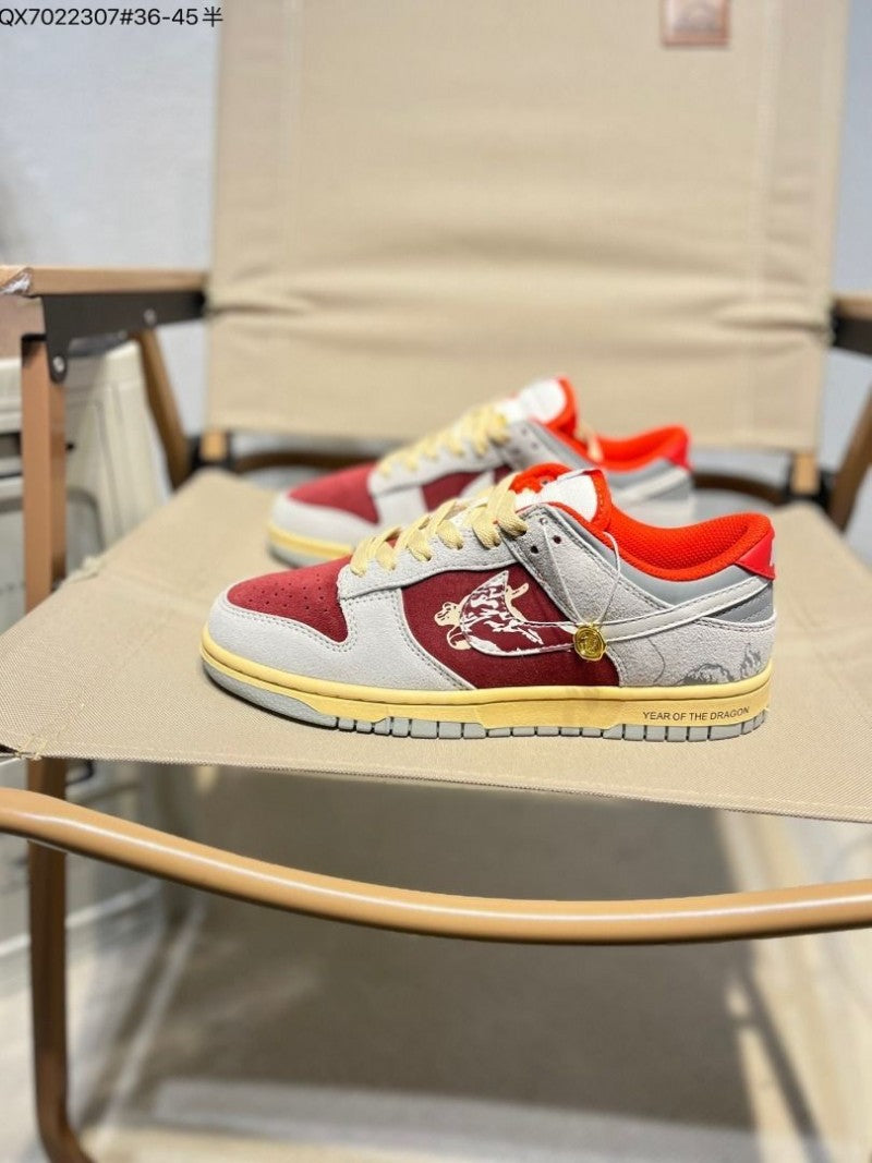 Nikee DUNK LOW CNY year of Dragon Red Legend