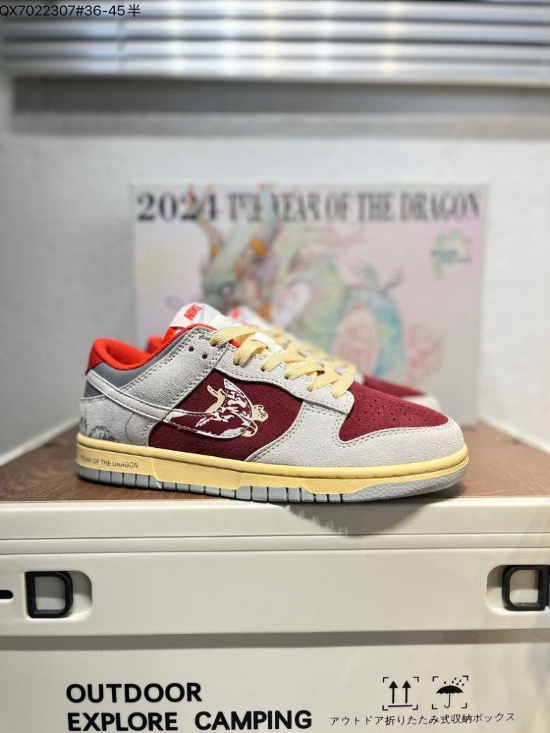 Nikee DUNK LOW CNY year of Dragon Red Legend