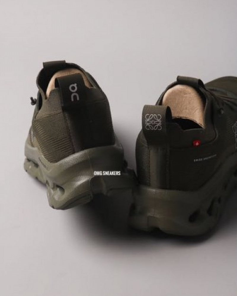 LOEWEE x ON Cloudtilt 2 Olive Green Sneakers
