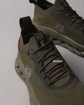 LOEWEE x ON Cloudtilt 2 Olive Green Sneakers