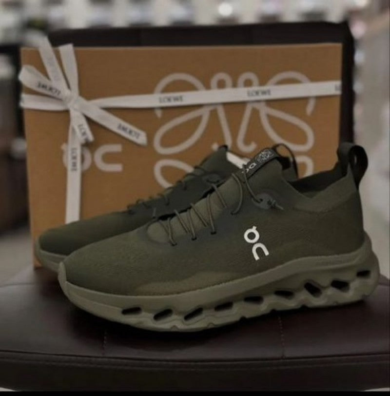 LOEWEE x ON Cloudtilt 2 Olive Green Sneakers